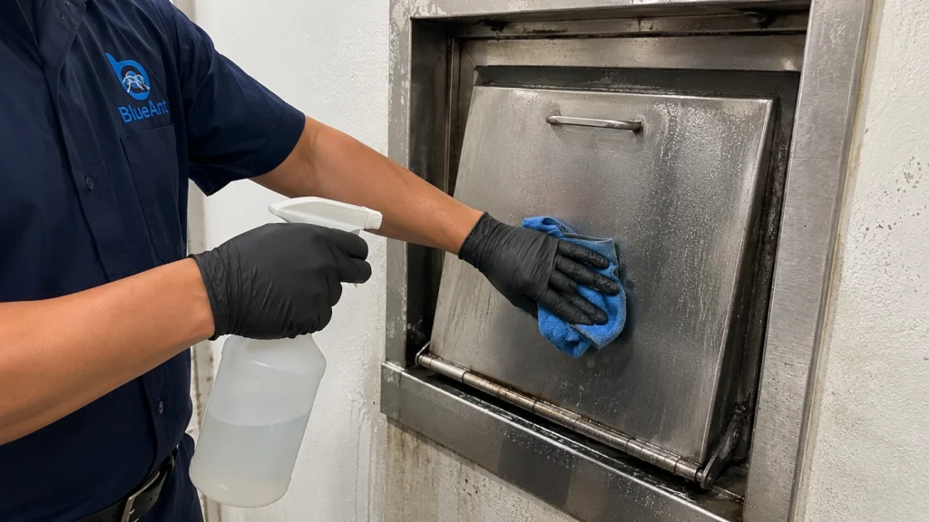 trash chute cleaning