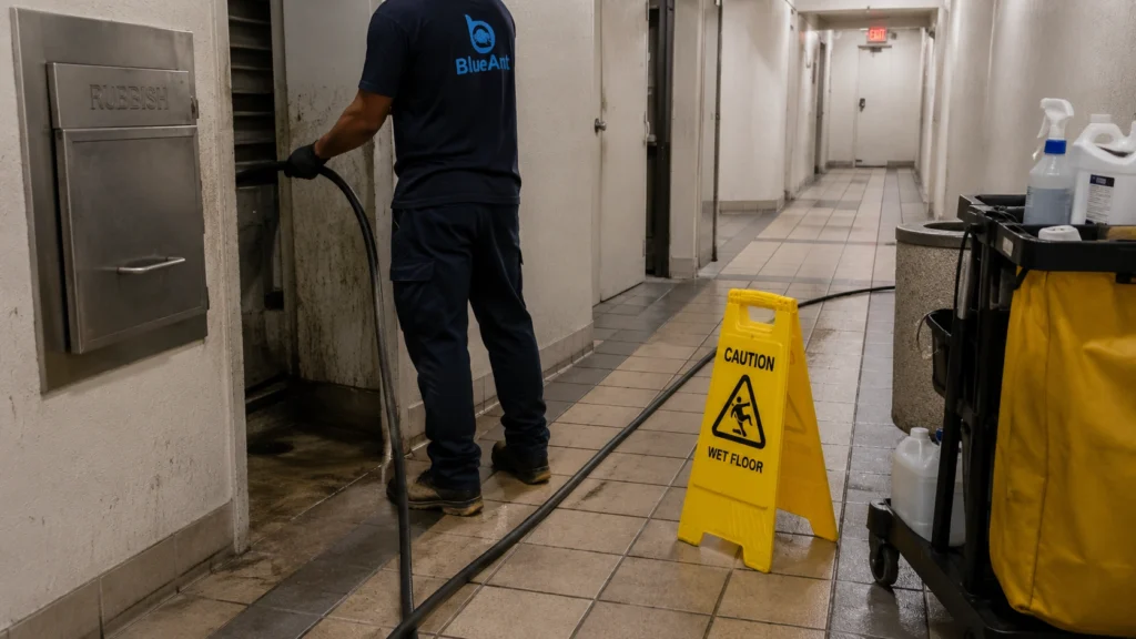 trash chute cleaning